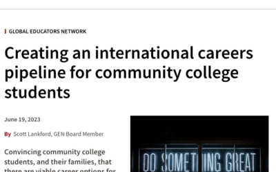 Creating an international careers pipeline for community college students | GCCT highlighted by the Stanford Global Educators Network